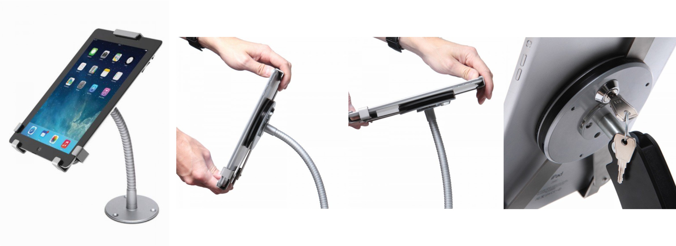 counter top flexible arm iPad Tablet Holder